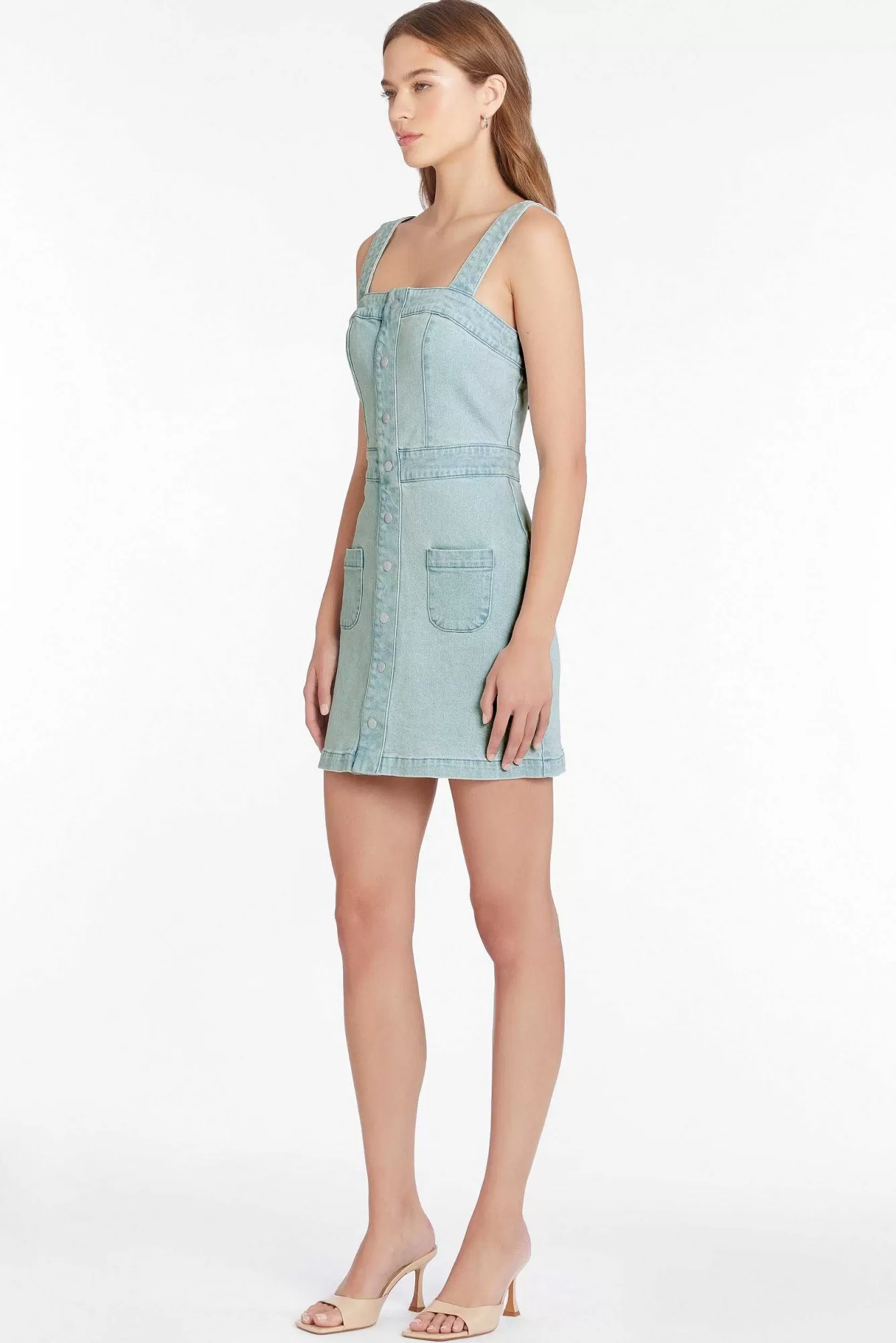 New Archie Denim Dress Women Mini Dresses