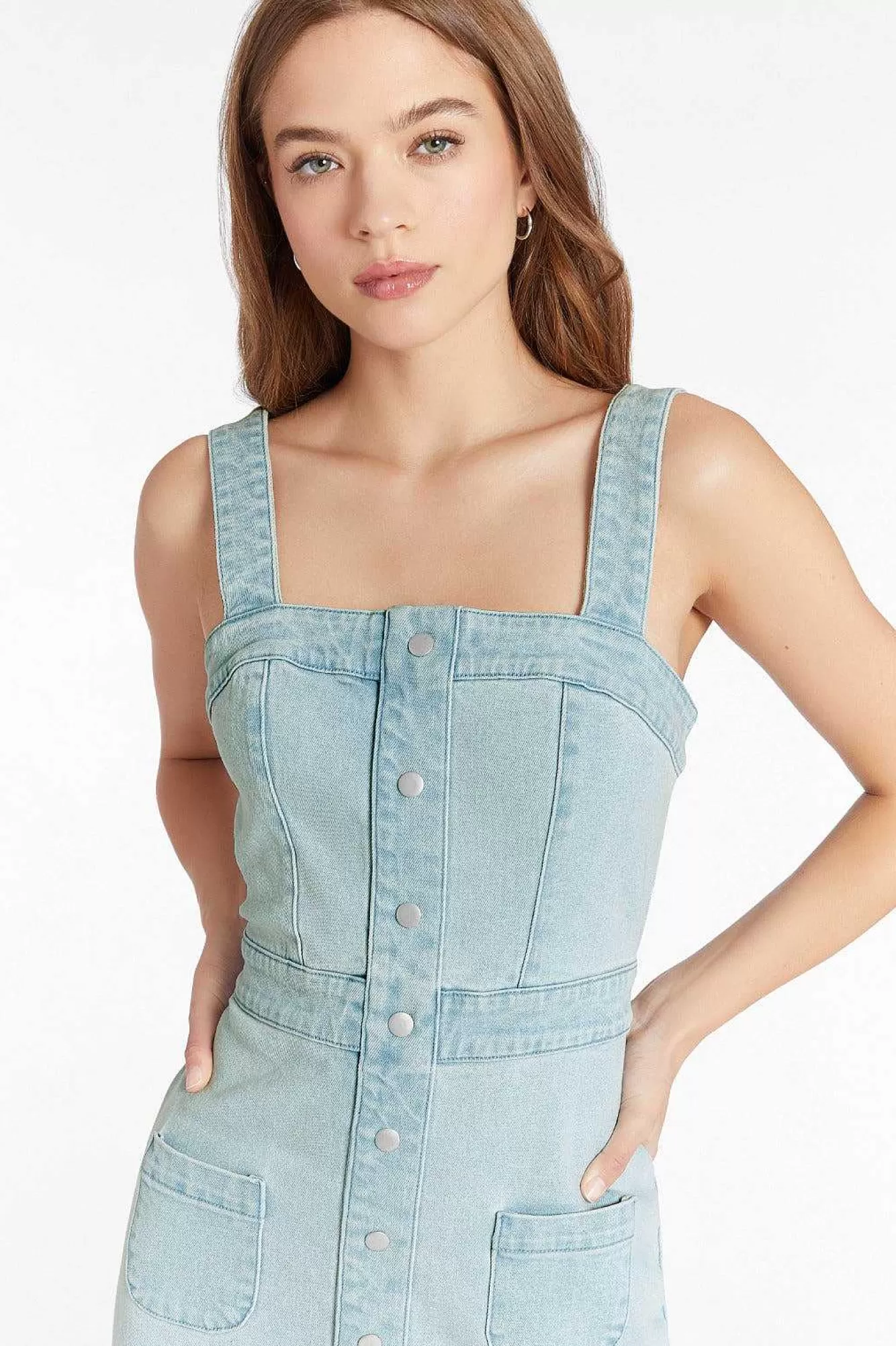 New Archie Denim Dress Women Mini Dresses