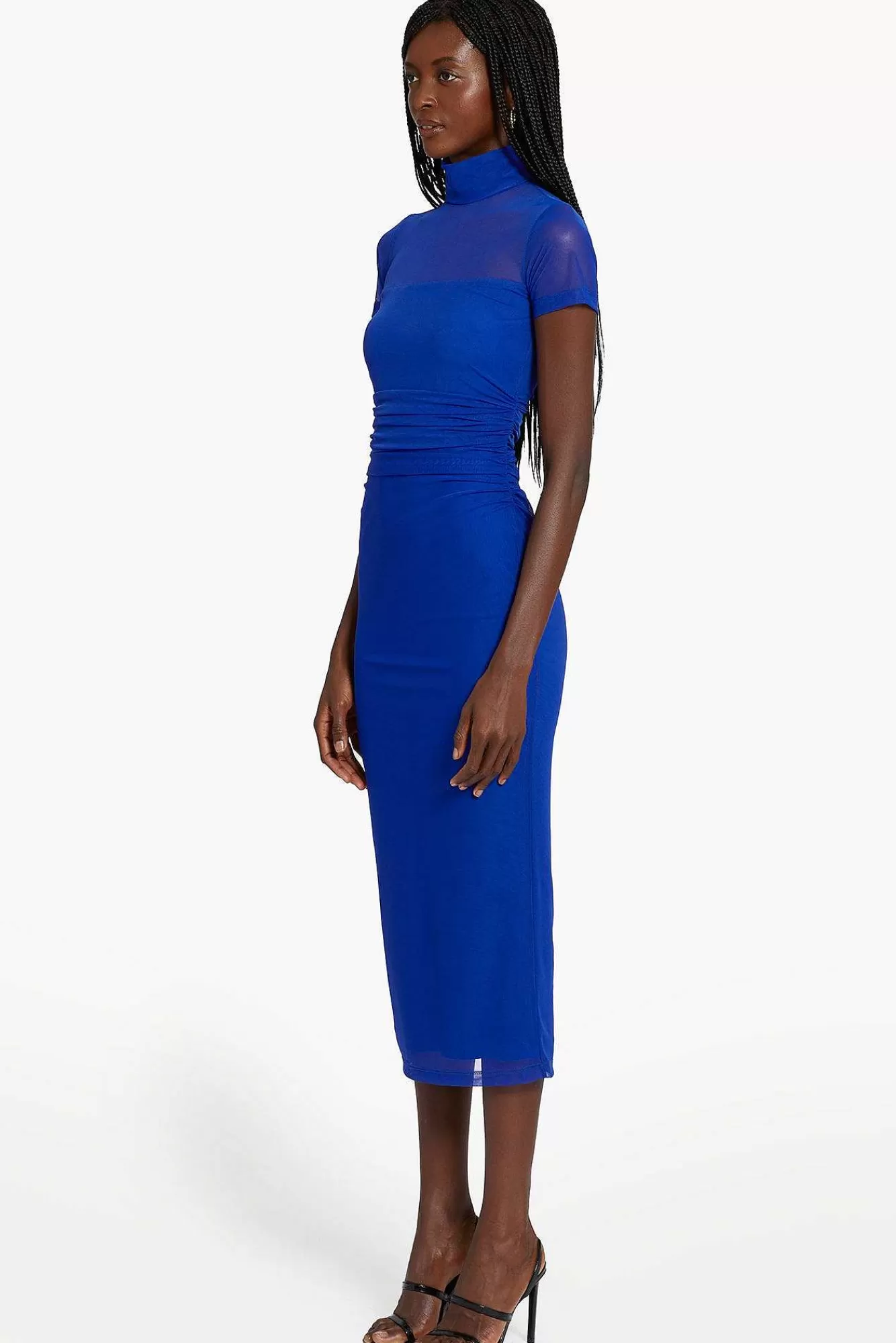 Outlet Dominique Dress In Mesh Women Midi Dresses