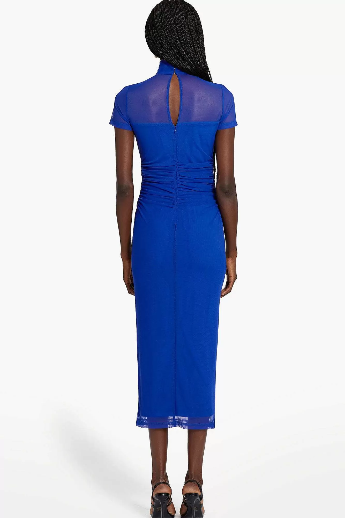 Outlet Dominique Dress In Mesh Women Midi Dresses