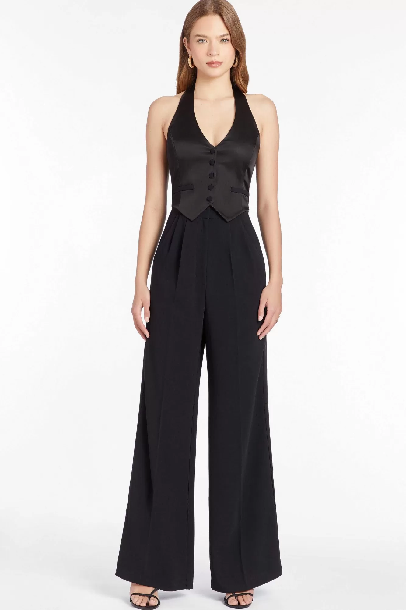 New Isadore Jumpsuit With Satin Women Jumpsuits