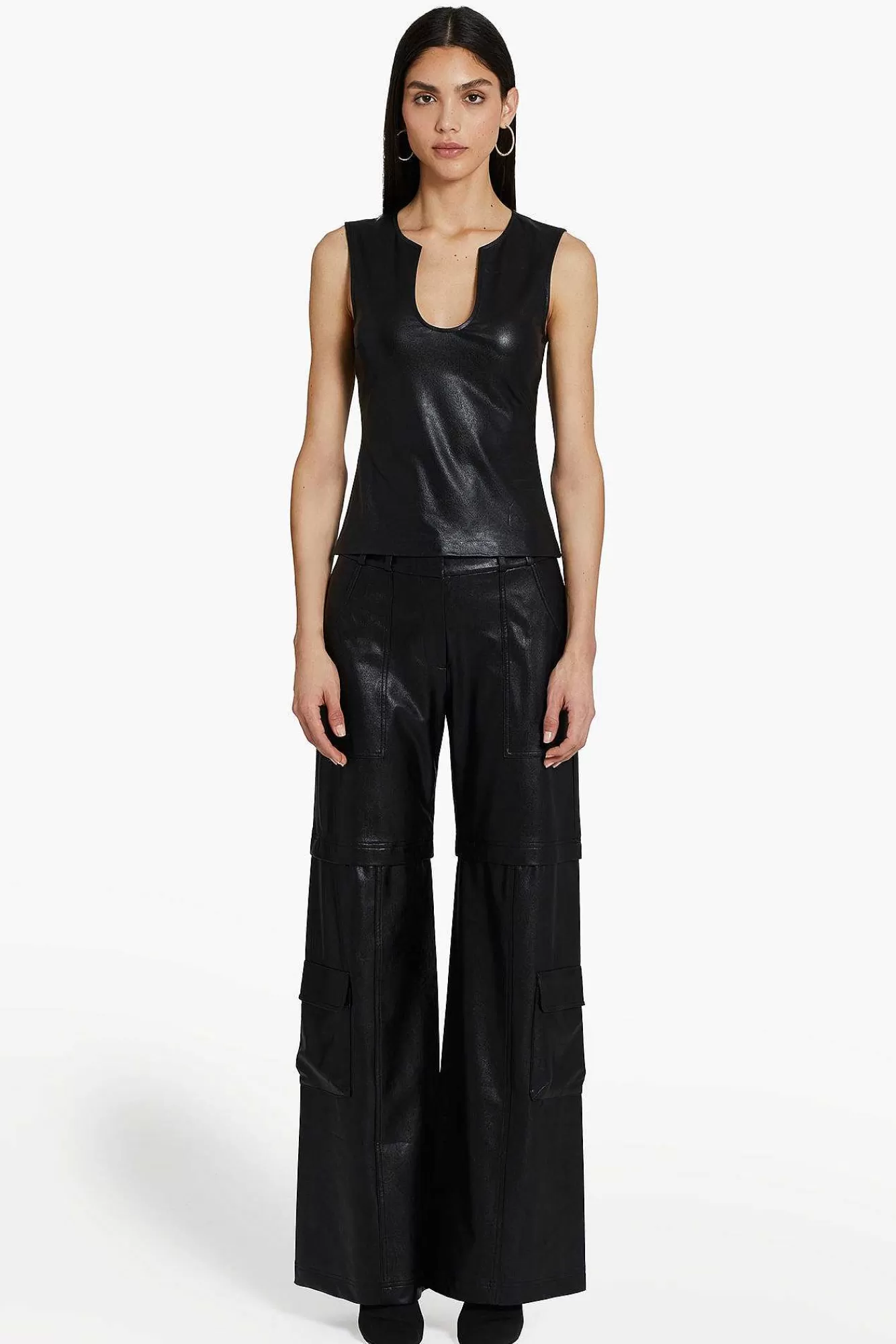 Discount Lucas Pants In Faux Leather Women Sets