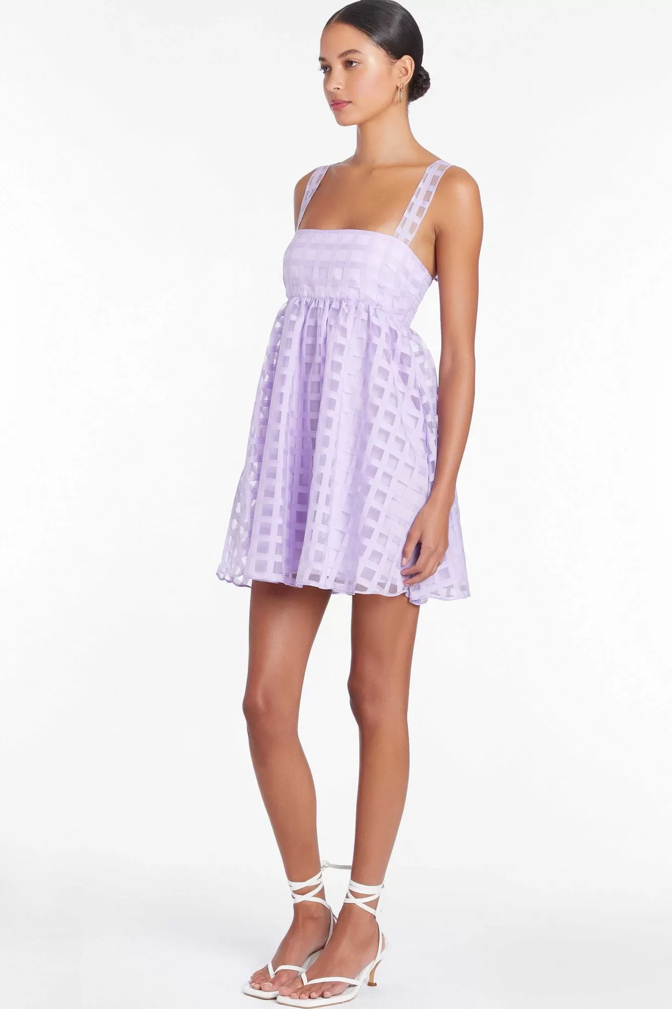 Best Sale Russo Dress In Gingham Women Mini Dresses