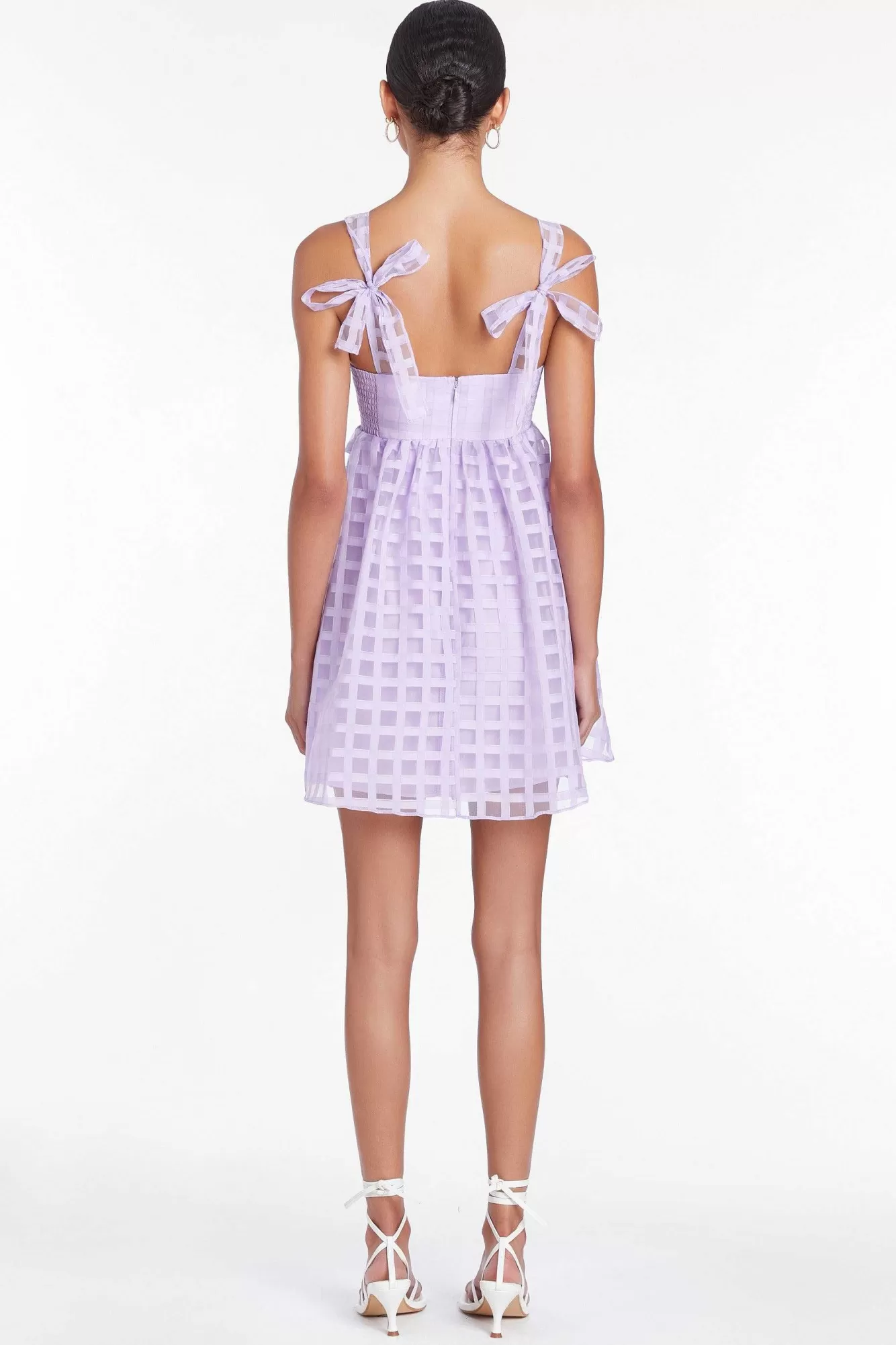 Best Sale Russo Dress In Gingham Women Mini Dresses