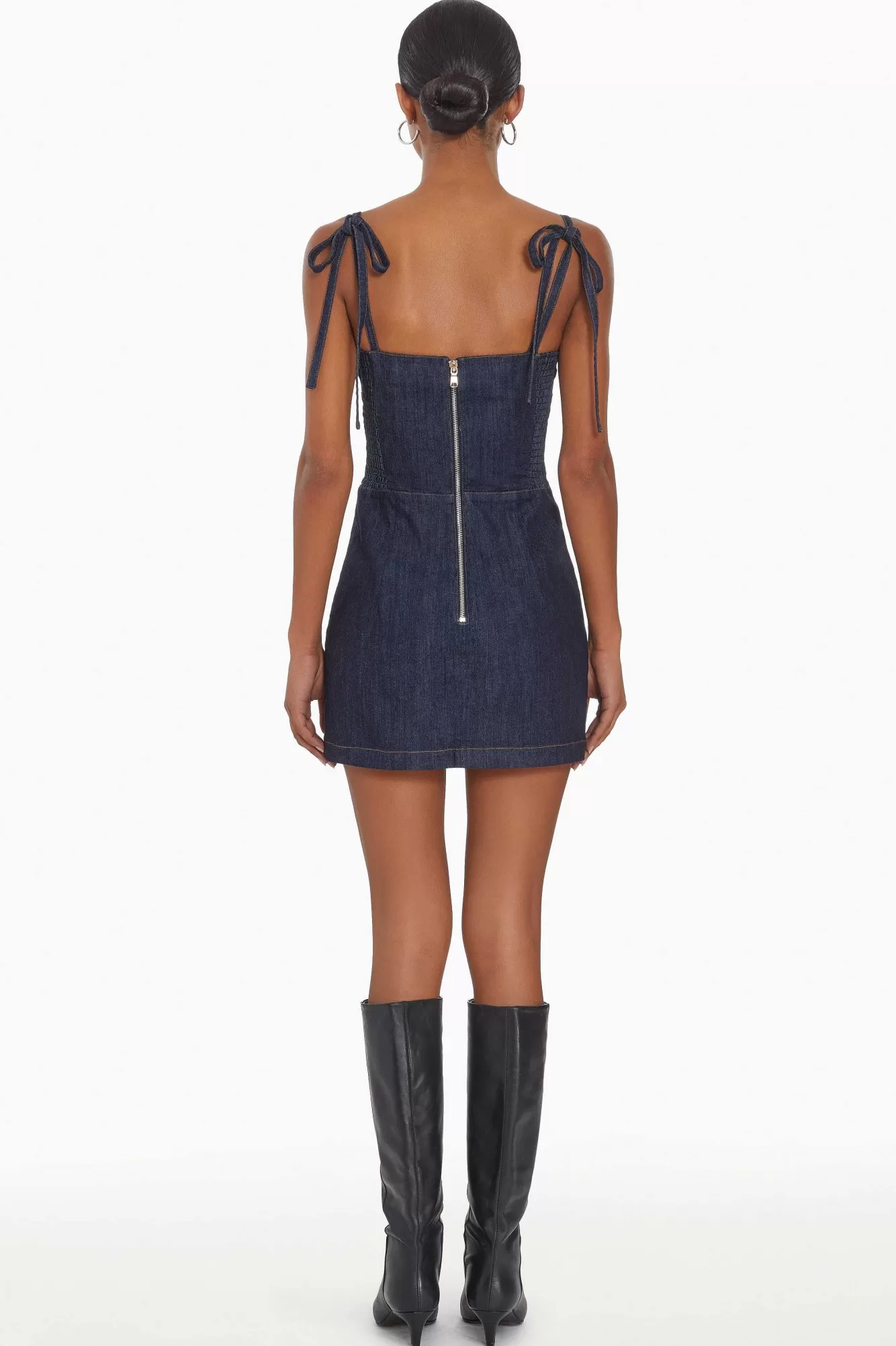 New Taylor Denim Skort Romper Women Rompers